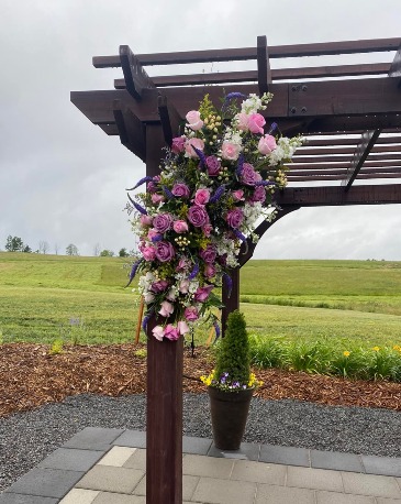 Pergola Paradise  Wedding in Laceyville, PA | Auntie Em's Floral