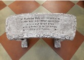 "Perhaps they are not Stars" Memorial Bench 