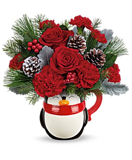 Perky Penguin Bouquet - LIMITED EDITION Floral Design