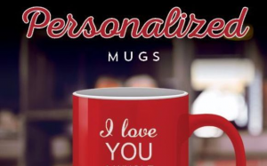 Personalized Coffee Mug Wrapped Gift