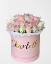Personalized Label - Flower Box Personalized Label