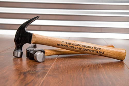 Personalized Laser Engraved Hammer