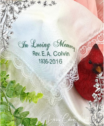 Personalized Memorial Handkerchiefs Personal Handkerchiefs