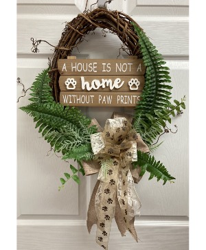 Pet Wreath Permanent botanical 