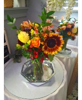 Autumn Sunset (medium vase) 