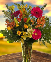 Petal Party Vase arrangement