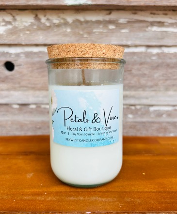 Petals n Vines House Candle  Key West Candle Company Soy Wax Candle  in Key West, FL | Petals & Vines
