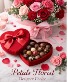 Petals Valentine Special Vase Arrangement & Chocolates
