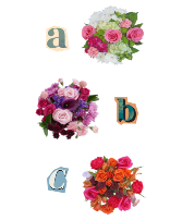 Petite Blooms Valentine's Day Wrapped Bouquet