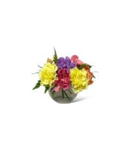 Petite Bubbly Butterflies Vase Arrangement