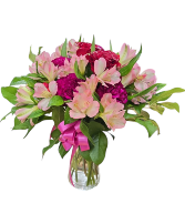 Petite Pink Vase Arrangement