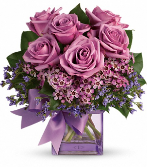 Petite Purple Roses Bouquet  