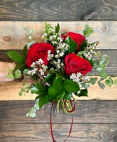 Petite Red Hand-tied Bouquet