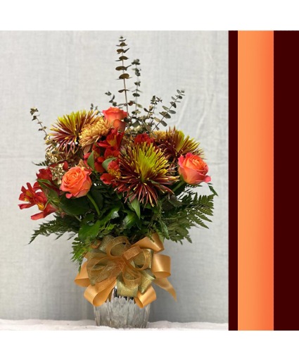 Phenomenal Fall Vase Arrangement