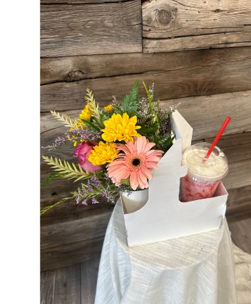 Pick-Me-UP Flowers and Drink in Vernal, UT | Alayna's Arrangements