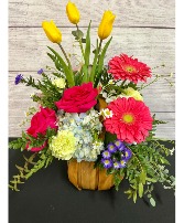 Pickin flowers mixed fresh arrangemnt