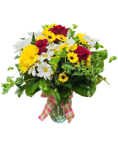 Picnic Bouquet Vase Arrangement