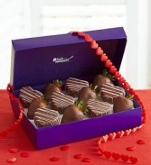 Piece of My Heart Pineapple and strawberries Dipped in Chocolates