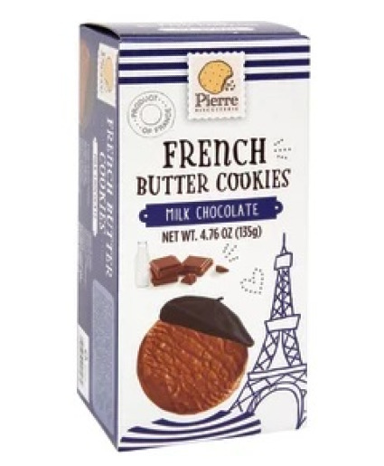 PIERRE Chocolate Covered FRENCH BUTTER COOKIES Gourmet