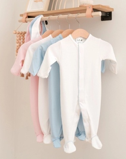 Pima Cotton baby Footie Boutique
