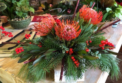 Pincushion Mania Arrangement in a Box