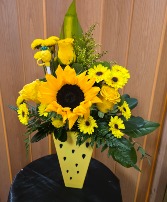 Pineapple Surprise  Sunflowers in a Cup
