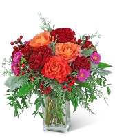 Pineberry Winter Spirit Flower Arrangement
