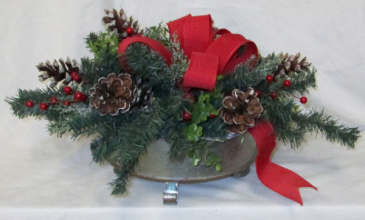 Pinecones & Berries Permanent Arrangement by Inspirations Floral Studio