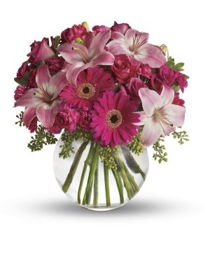 PINK AMORE FLORAL ARRANGEMENT 