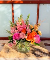 Pink and Orange Design 