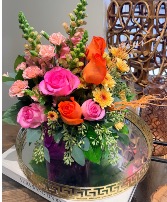 Pink and Orange Design