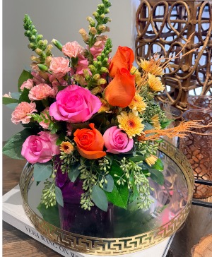 Pink and Orange Design