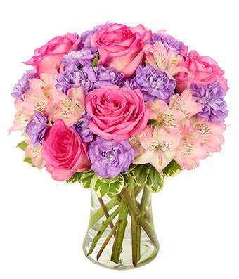 Pink  and purple bouquet  
