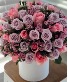 Pink And Purple Bloom Box Roses
