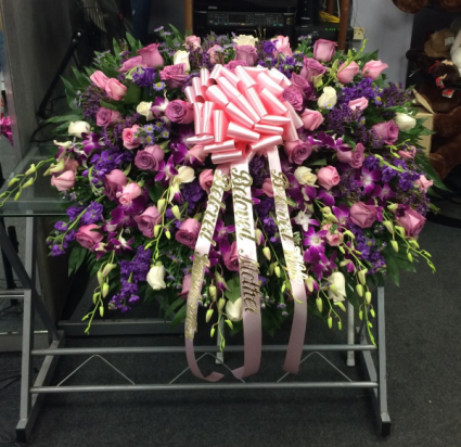 PINK AND PURPLE Casket 