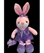 pink and purple dance bunny Plush