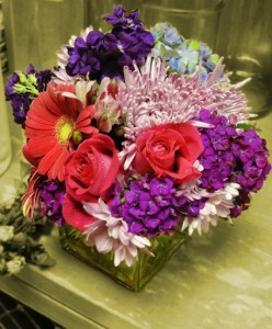 Pink and Purple Paradise Contemporary Arrangement