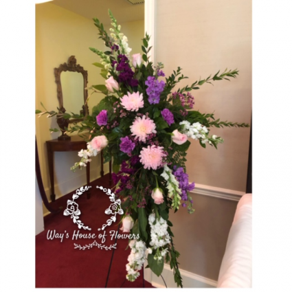 Pink and Purple Standing Spray