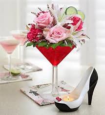 Pink and Red Martini