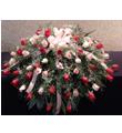 Pink and Red Rose Casket Spray 