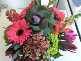 Pink Autumn Floral Arrangement
