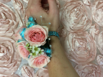 pink bliss corsage