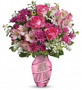 Pink Bliss vase arrangement