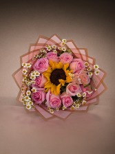 Pink Bloom  Hand Bouquet 