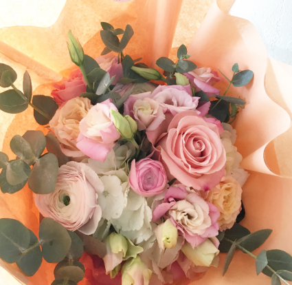 Pink Blooms Handtied Bouquet