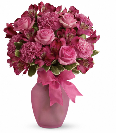 Pink Blush Bouquet Fresh Arrangement