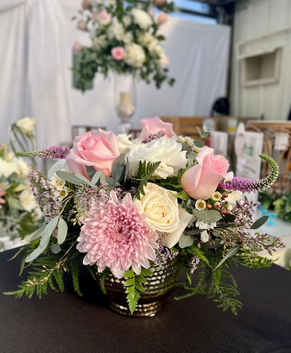 Pink Blush Centerpiece Wedding Centerpiece