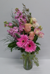 Pink Blush Vase Arrangement