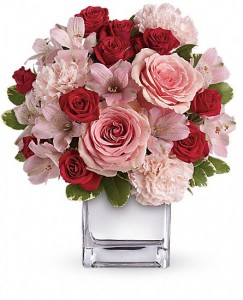Pink Bouquet with Roses 
