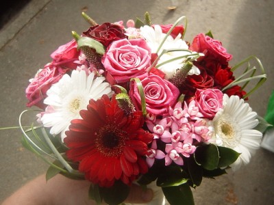 Pink Brides Bouquet or Bridesmaid bouquet Prices vary in size